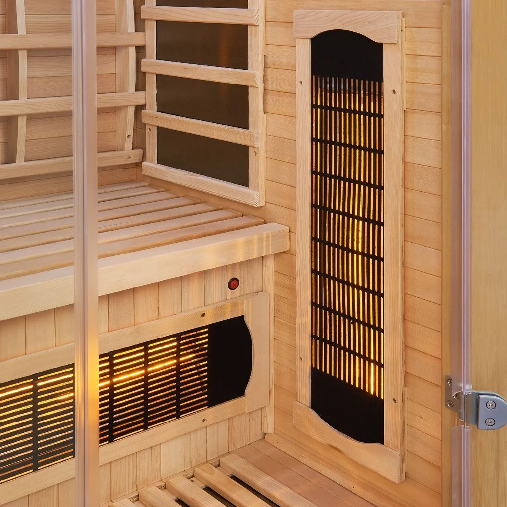 Infračervená sauna Kiruna 90 s duálnou technológiou