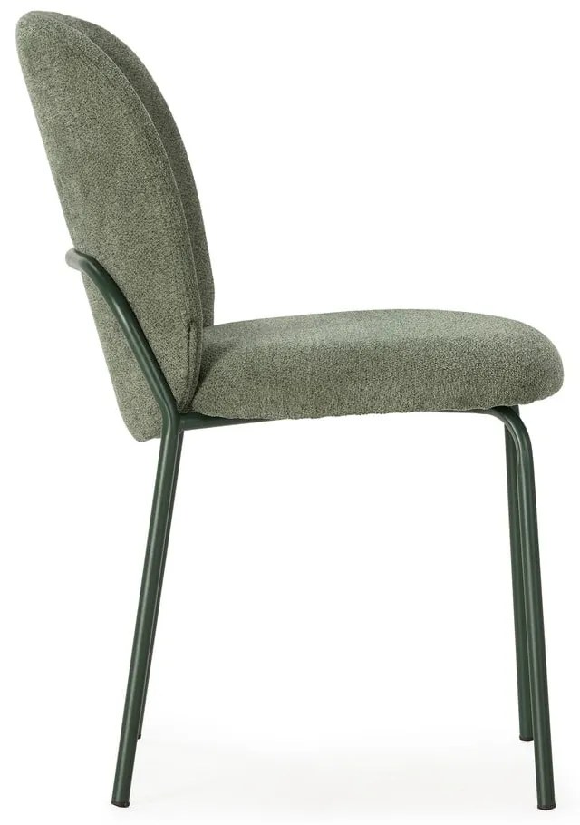 Scaune de dining verzi 4 buc. Daia – Marckeric