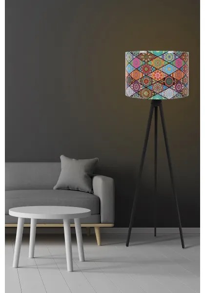 Lampadar AYD 1xE27/60W/230V multicolor/negru