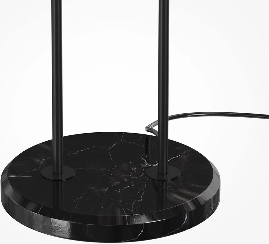 Lampadar modern cu vaza decorativa din sticla Ikebana