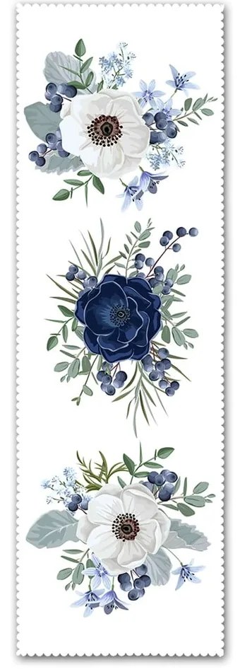 Napron de masă 40x130 cm Blue Rose – Minimalist Cushion Covers