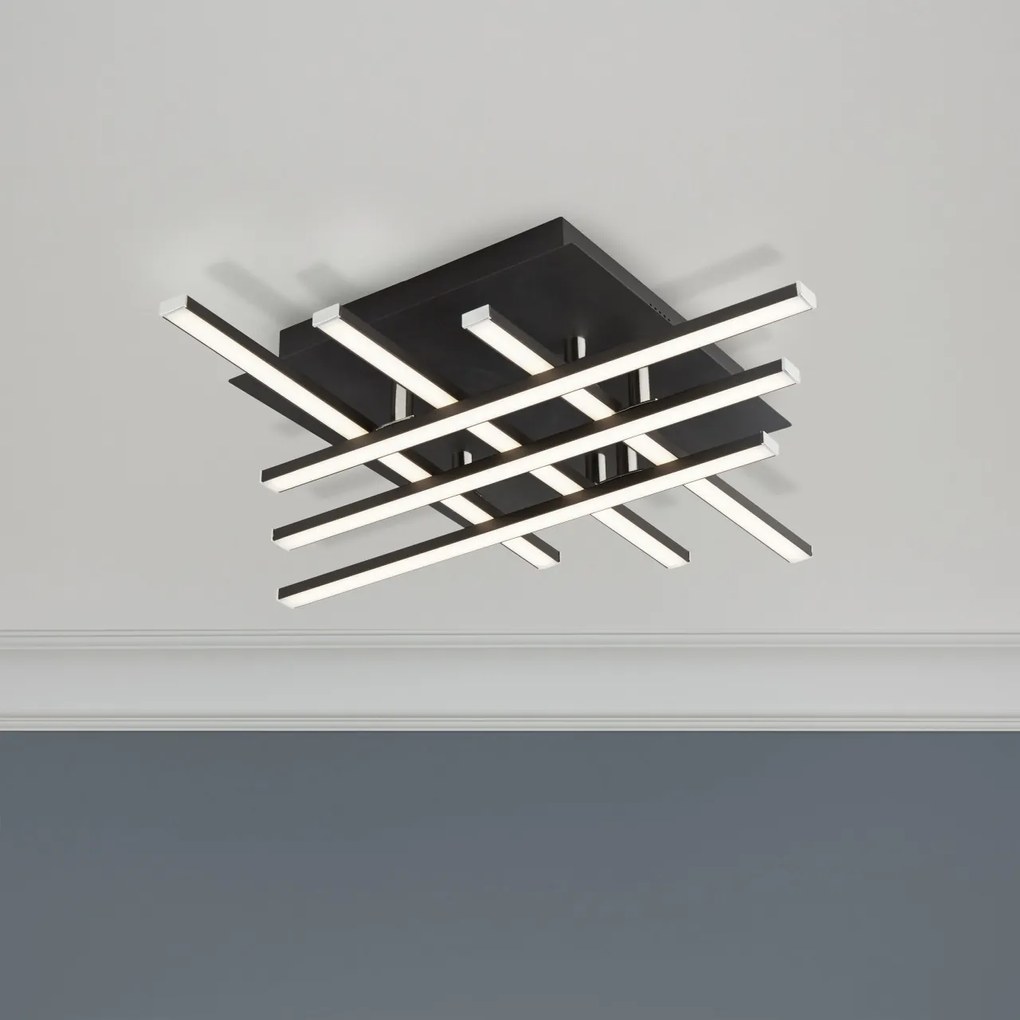 Plafoniera, Lustra LED aplicata design modern Matrix 696-6BK SRT