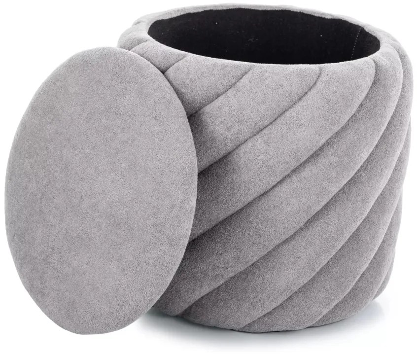 Taburet Pelaro gri deschis Tap.256