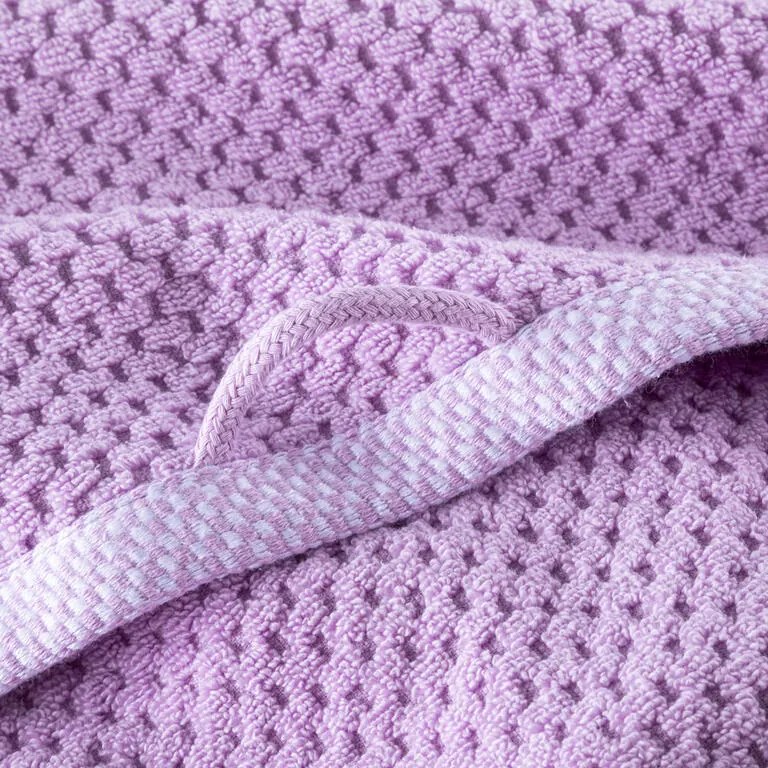 Set de 2 prosoape de baie din frotir MODENA liliac 70 x 140 cm