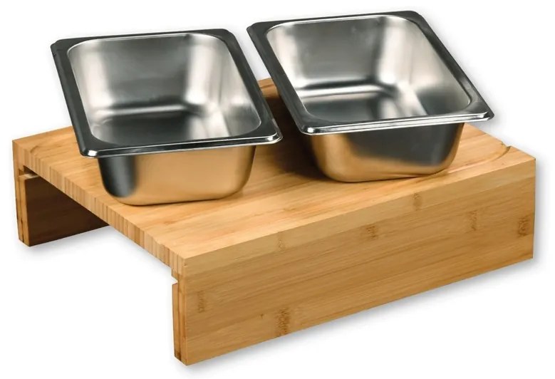 Kesper 58355 Tăietor cu tăvițe, inox, 35 x 29 x9,5 cm