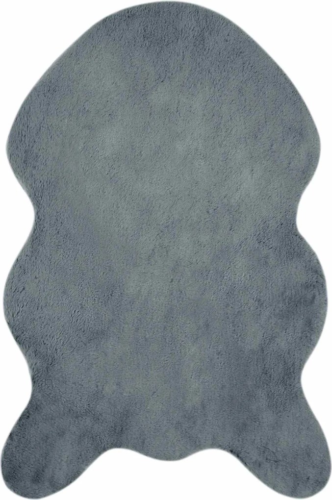 vidaXL Covor din de iepure sintetic antiderapant Olite Antracit