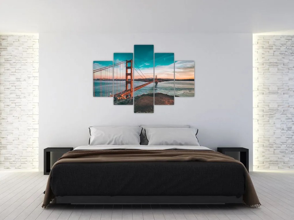 Tablou - Golden Gate, San Francisco (150x105 cm)