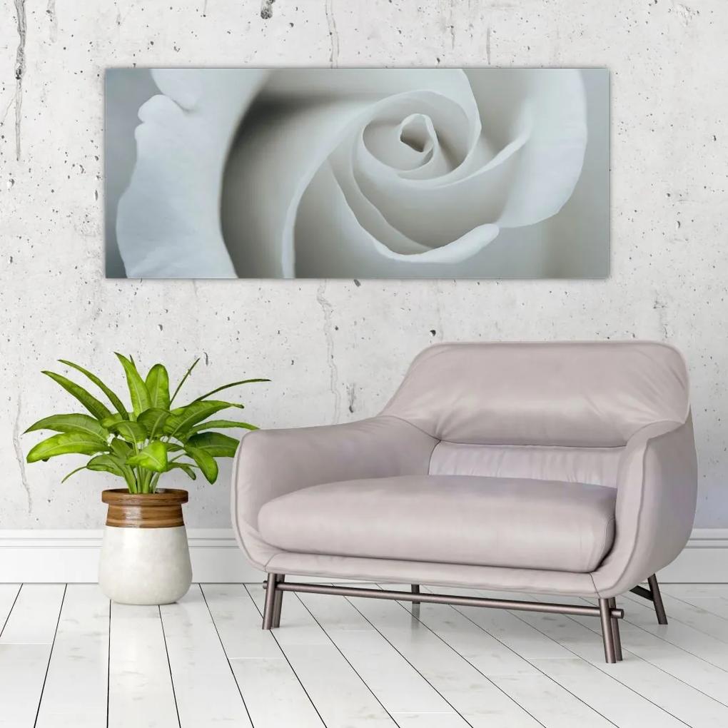 Tablou - Trandafirul alb (120x50 cm), în 40 de alte dimensiuni noi