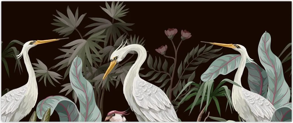 Tablou - Păsări (120x50 cm)