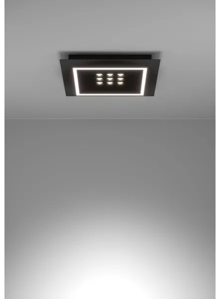 Plafonieră LED dimabilă Eglo 901192 BALAZOTE LED/21,4W/230V negru + telecomandă
