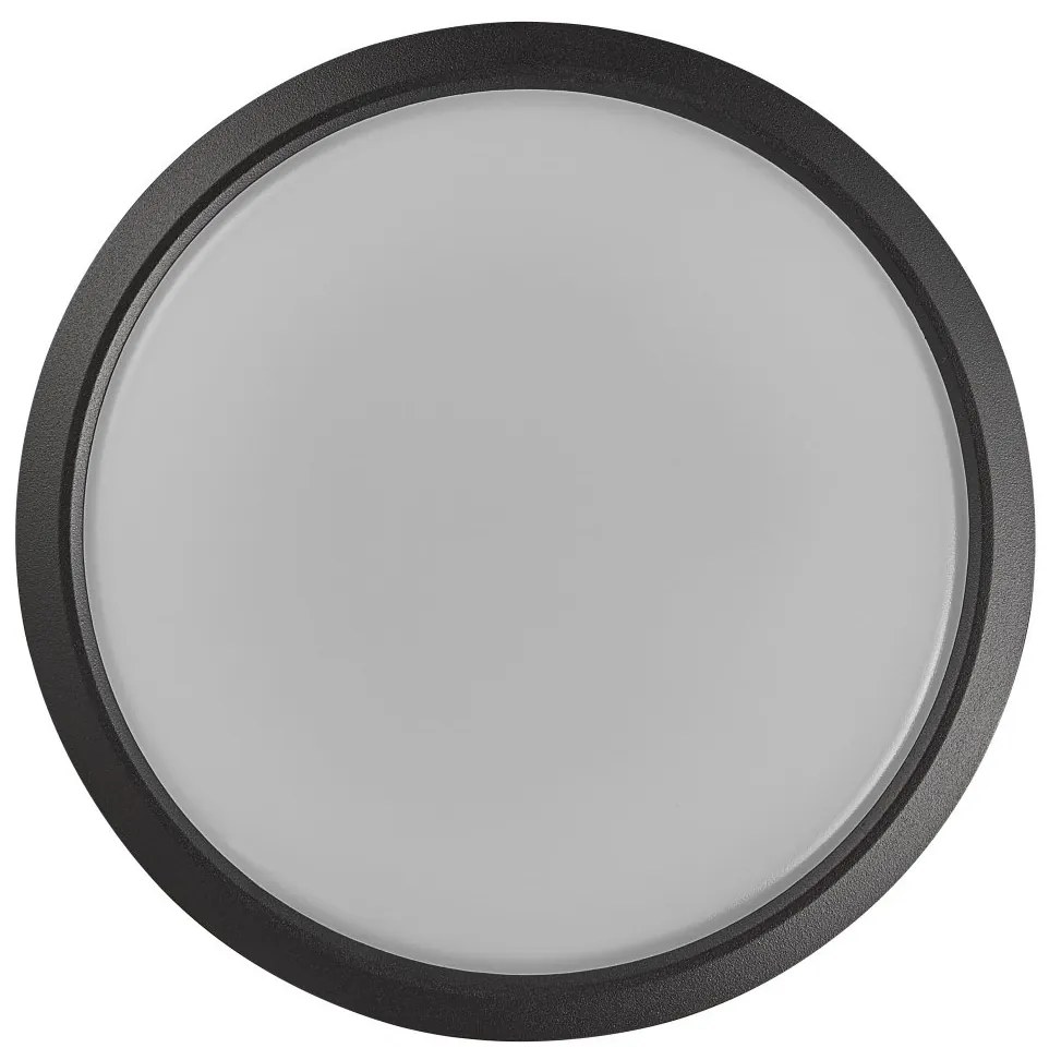 Aplica LED perete/ tavan exterior cu protectie IP54 Ava Smart Black