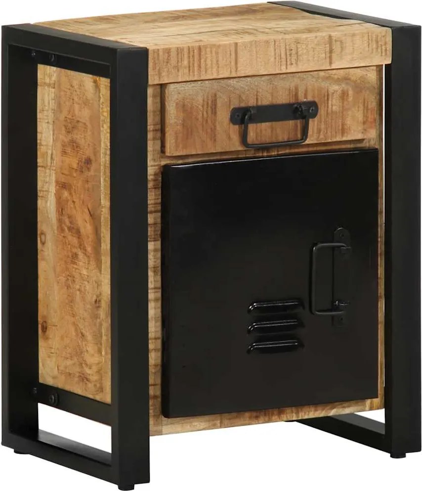 vidaXL Noptiera 40x30x50 cm lemn masiv de mango