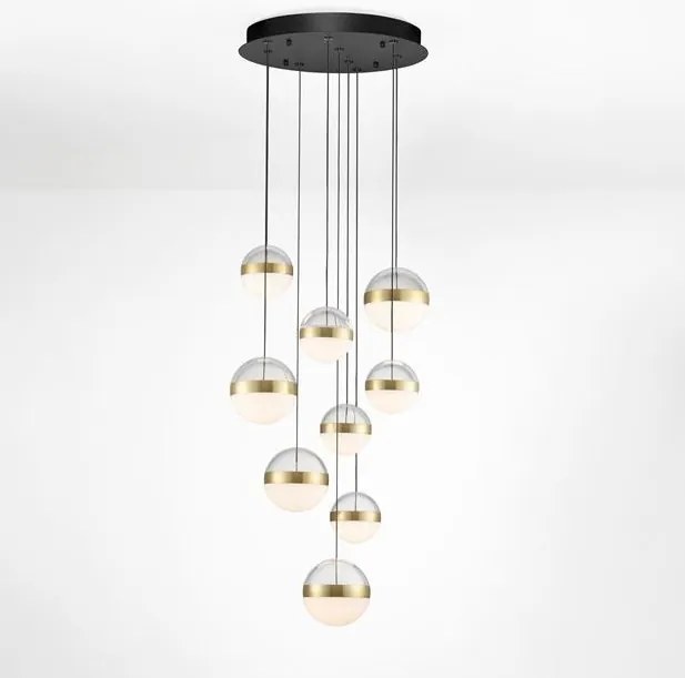 Lustra cu 9 Pendule LED stil modern ALAZ
