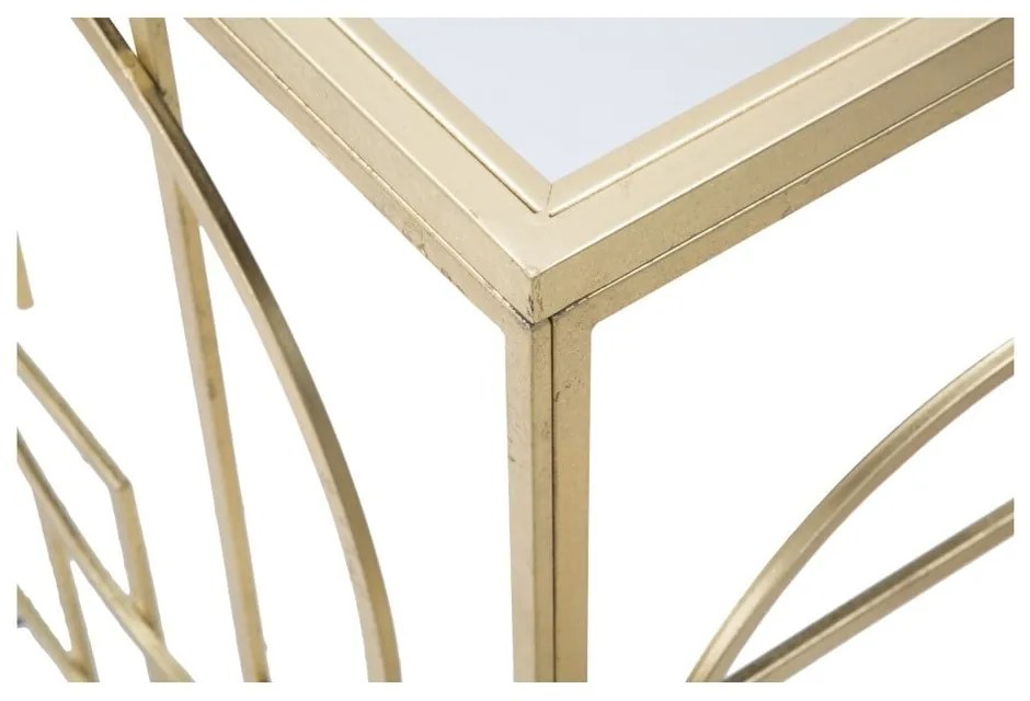 Masă consolă aurie 41x120 cm Marie – Mauro Ferretti