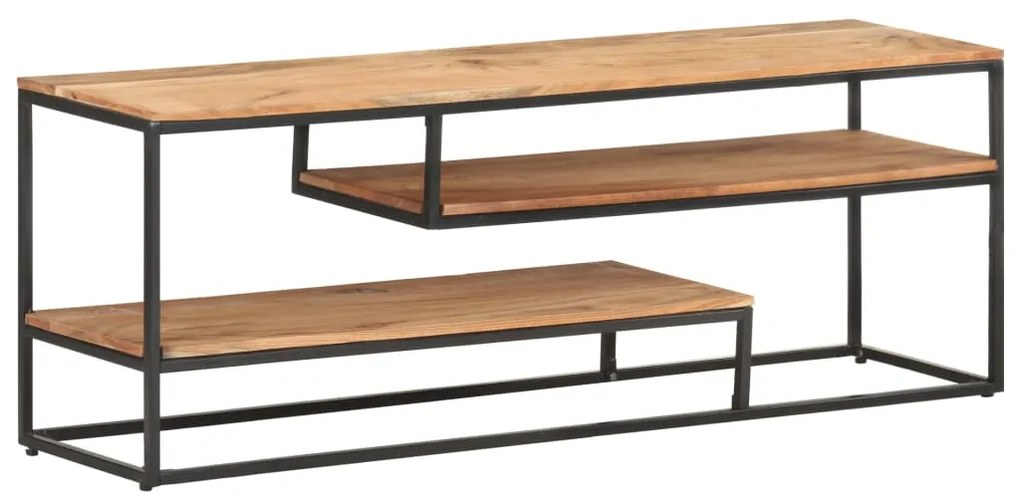 vidaXL Comodă TV, 130 x 30 x 45 cm, lemn masiv de acacia