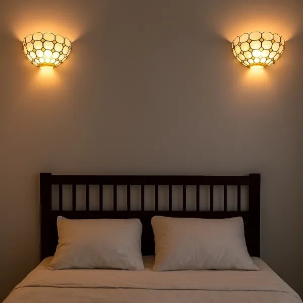 Brilagi - Aplica de perete Tiffany cu vitralii DORAN 1xE14/40W/230V