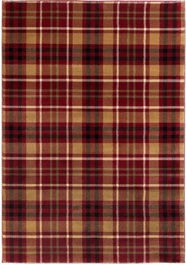 Covor Flair Rugs Highland, 120 x 170 cm, roșu