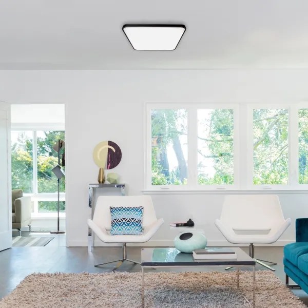 Plafonieră LED FABIO LED/23W/230V neagră