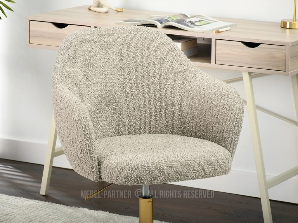 Fotoliu Lolo (bej + auriu). Promo -15%. 1110521