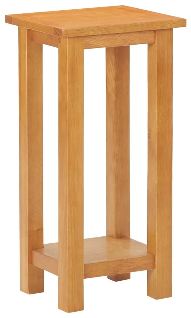 289185 vidaXL Masă laterală 27x24x55 cm Lemn masiv de stejar