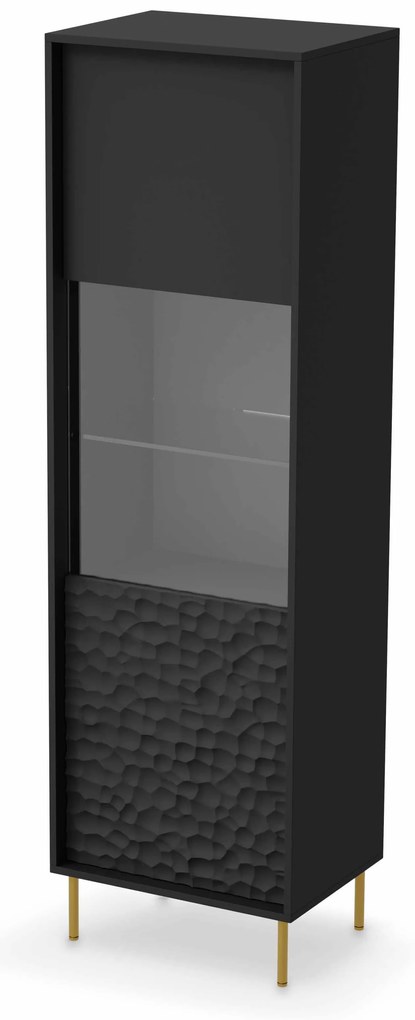 Vitrină Balle (Negru + Auriu). 1049351