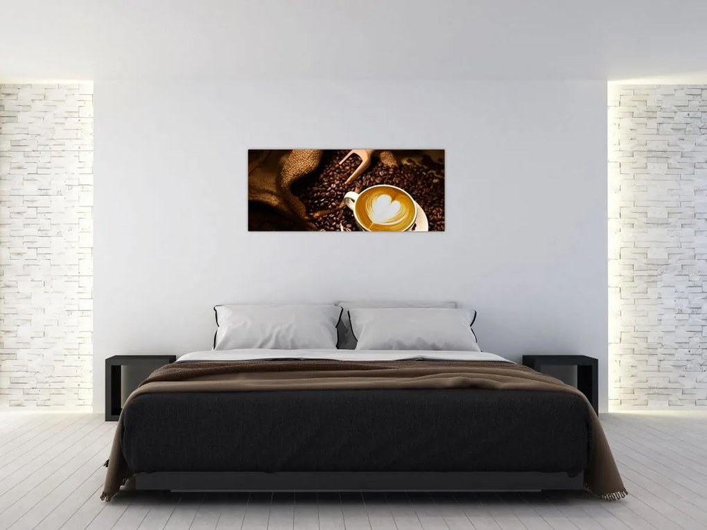 Tablou - O ceașcă de cafea (120x50 cm)