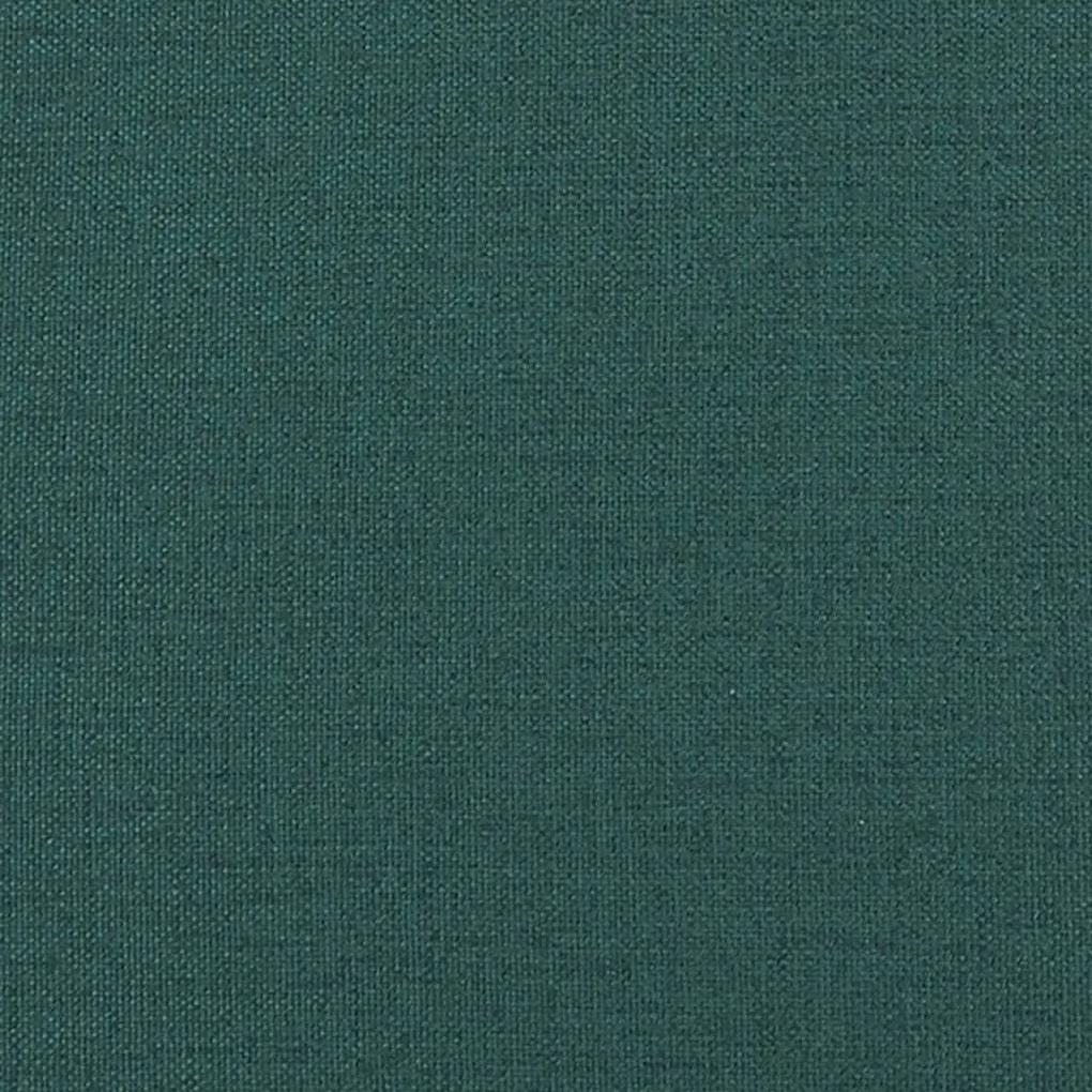 Fotoliu de masaj rabatabil, verde inchis, material textil