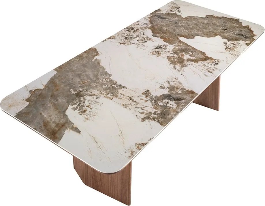 Masa deosebita design LUX Porcelain Marble 200x90cm