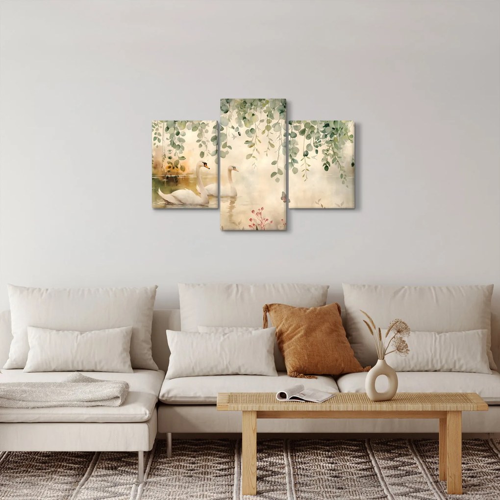 Tablou - Lac, acvariu (90x60 cm)