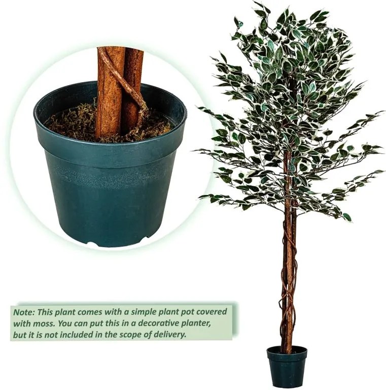 Planta de copac artificial - ficus - 160 cm