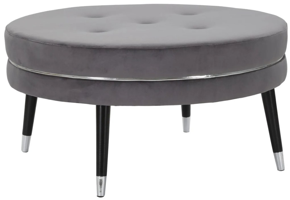 Taburet rotund Gino XXL gri 90/46 cm