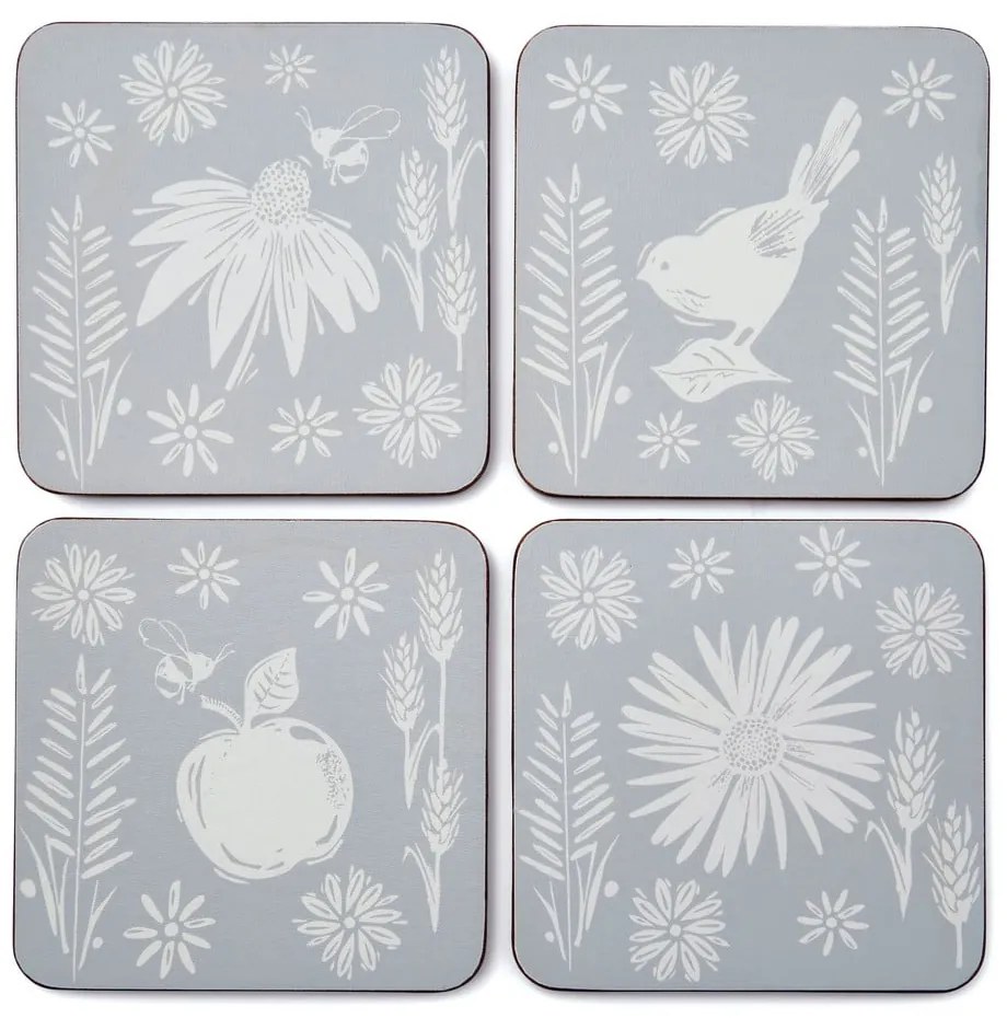Coasters albastru-deschis 4 buc. din plută Homestead – Cooksmart ®