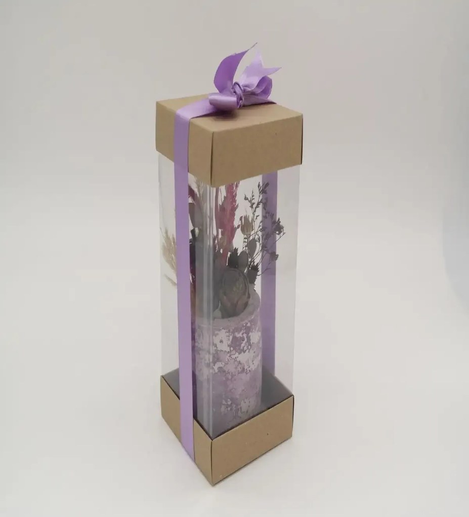 Ghiveci decorativ cu flori artificiale, homs seria A620,17x5.5x9 cm,30361