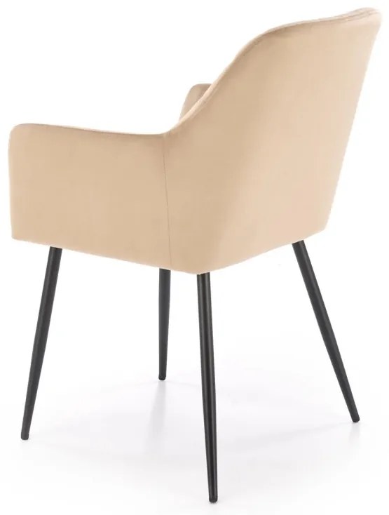 Scaun K558 velvet bej