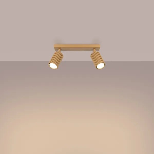 Spot Sollux SL.1561 KARBON 2xGU10/10W/230V auriu