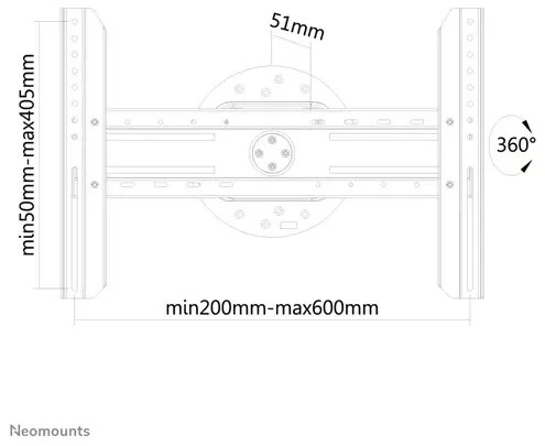 Suport perete NM 37"-75" 50kg ng