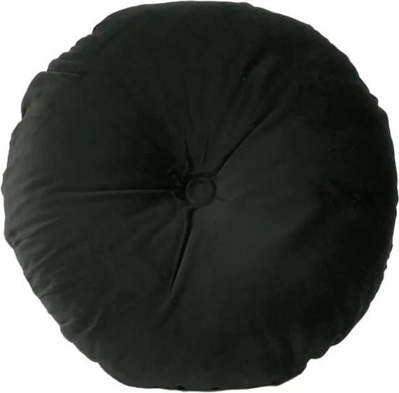 Pernă din bumbac PT LIVING, ⌀ 45 cm, negru