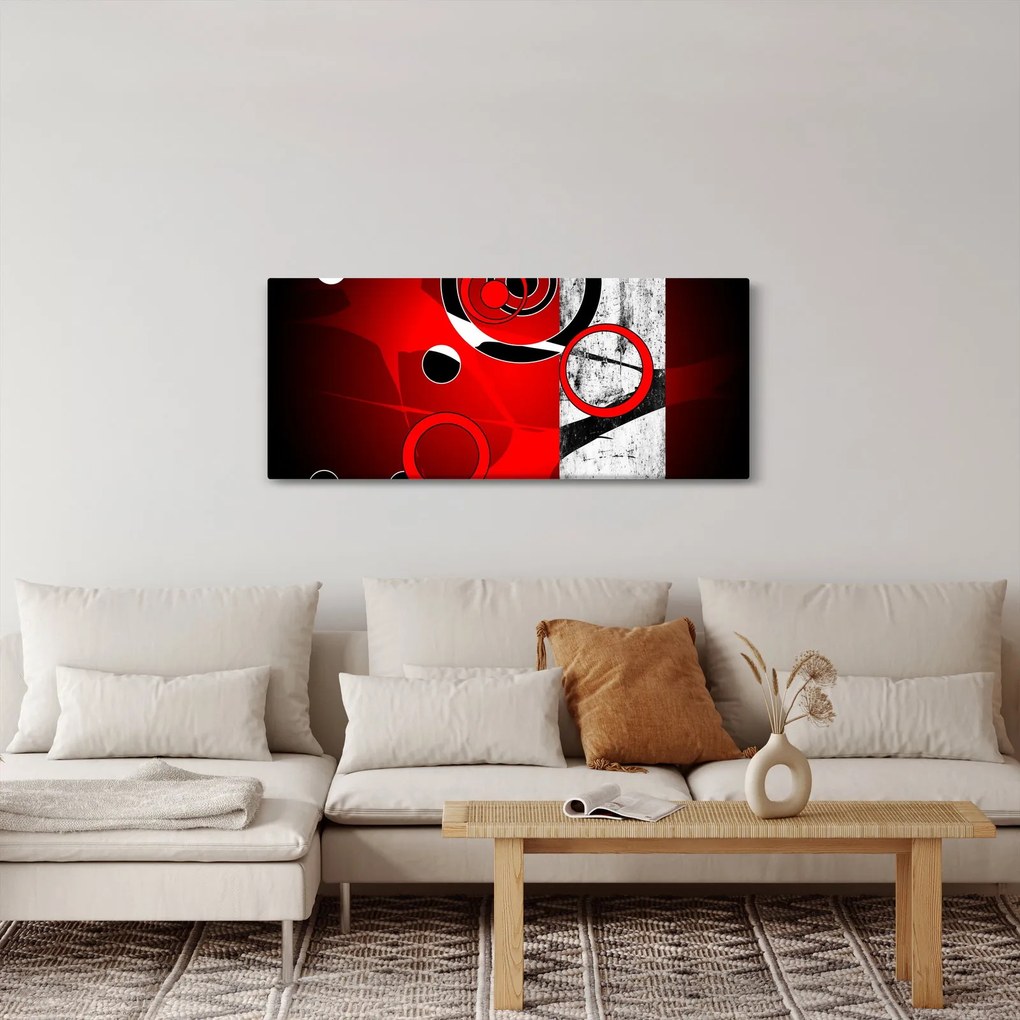 Tablou cu abstracție (120x50 cm)