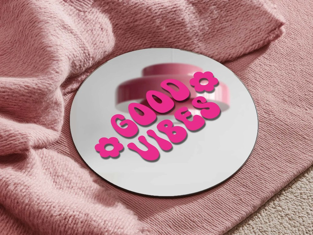 Autocolant pentru oglindă S6 – Good vibes