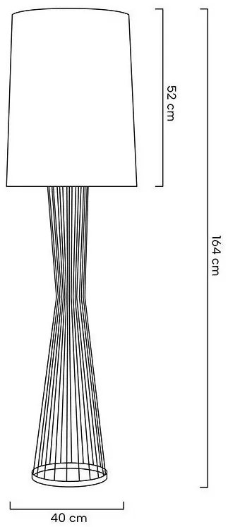 Lampa de podea cu aspect elegant Home, 164cm