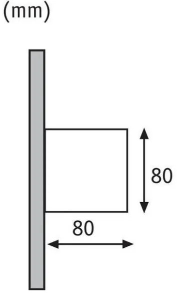 Aplică de exterior Paulmann 18000 2xLED/3W IP65 CYBO 230V gri