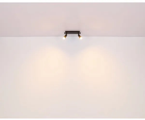 Spot DREW 2xGU10/35W/230V negru Globo 57998-2