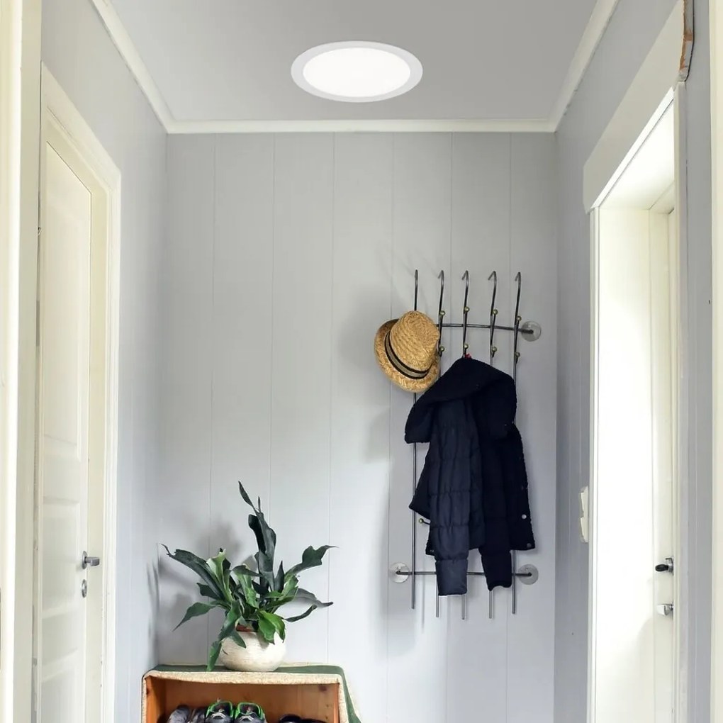 Spot LED incastrabil design modern Shaun alb 14,5cm