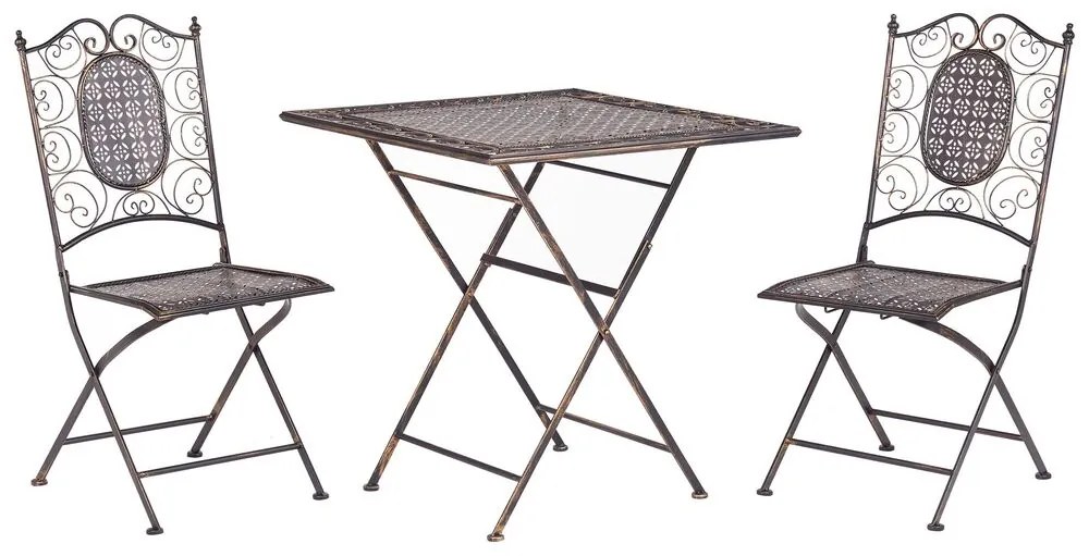 Set mobilier de grădină Beatriz (negru) (pentru 2 persoane). 1035527