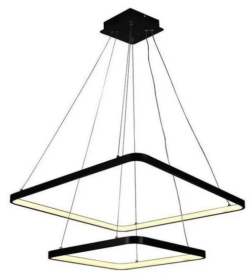 Lustră LED dimabilă pe cablu LED/90W/230V 3000-6500K + telecomandă