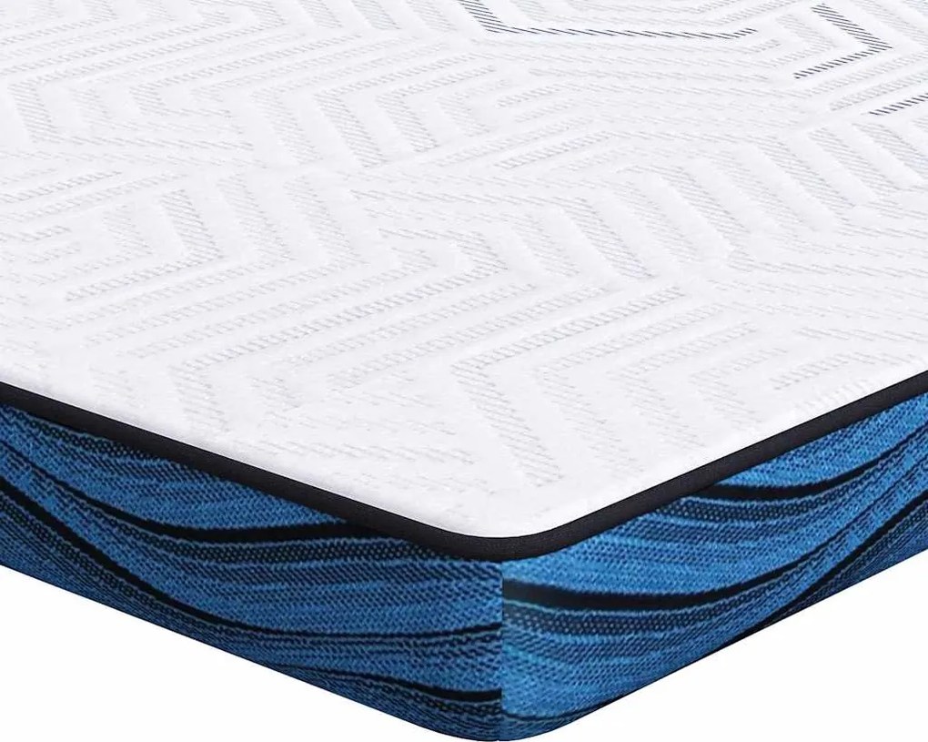 vidaXL Suport pentru saltea Alb 180 x 200 cm Material Jacquard