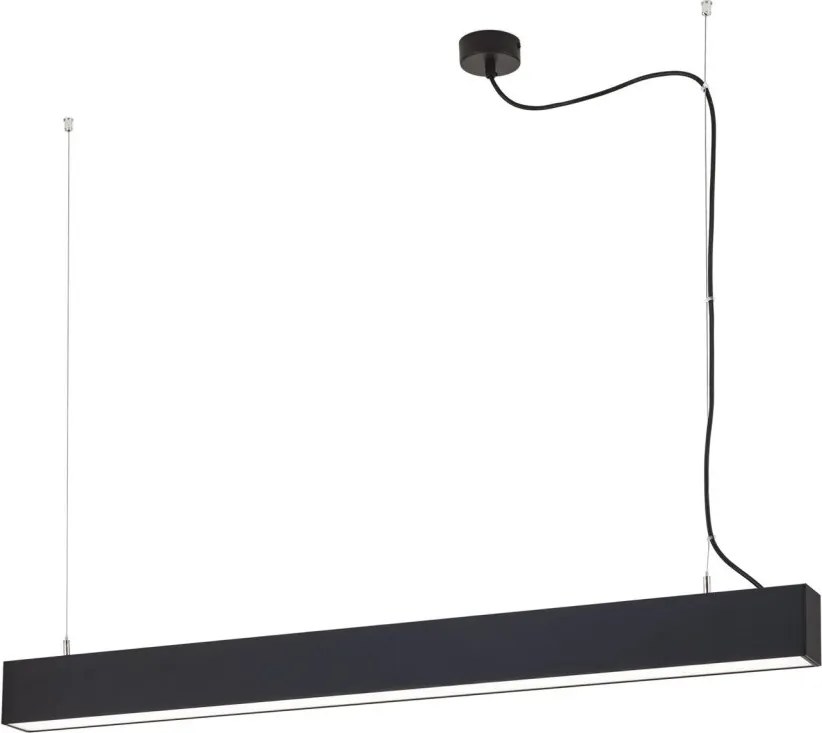 Lustra liniara aplicata/ suspendata LED CCT PALKKI 113cm, negru