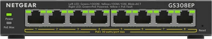 Switch Netgear GS308EP-100PES