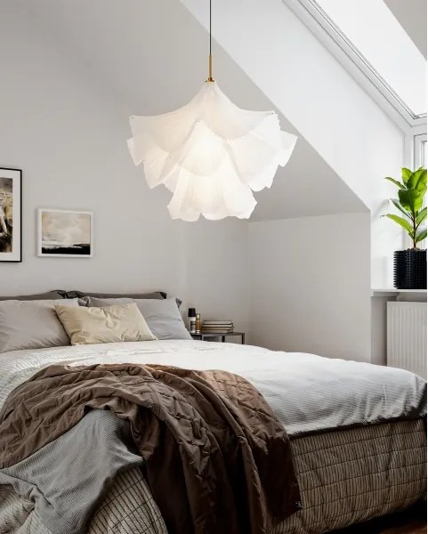 ByRydens 4202590-5000 - Lustră pe cablu JULIETTE 1xE27/8W/230V albă