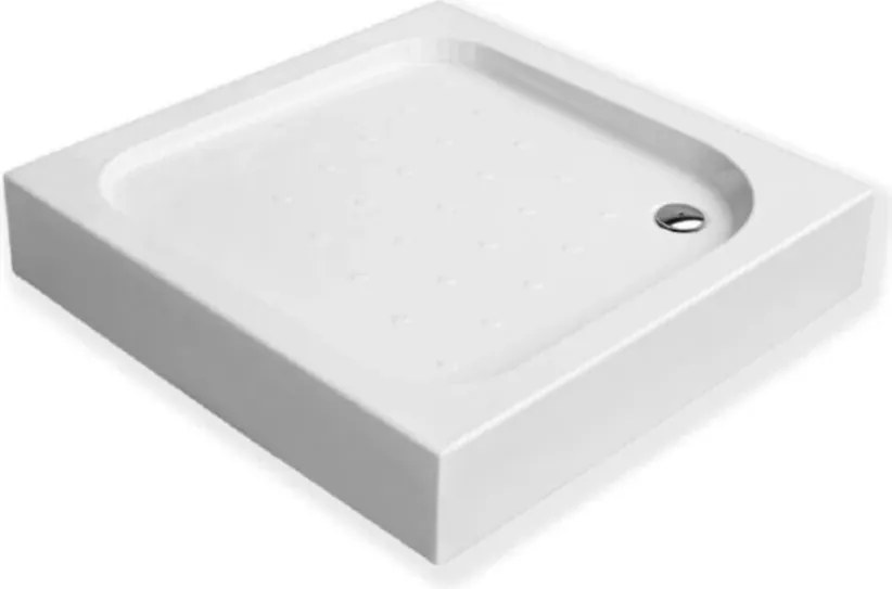 Cadita dus acril patrata Radaway Tinos C Compact 80x80 cm alb